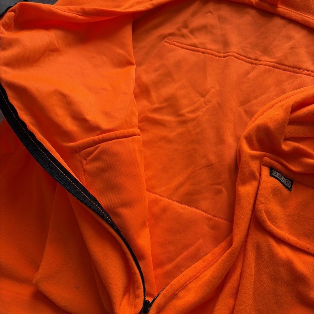 Vintage Sports Afield Blaze Orange Hunting Vest Mens XL Bird Pouch - Picture 4 of 7